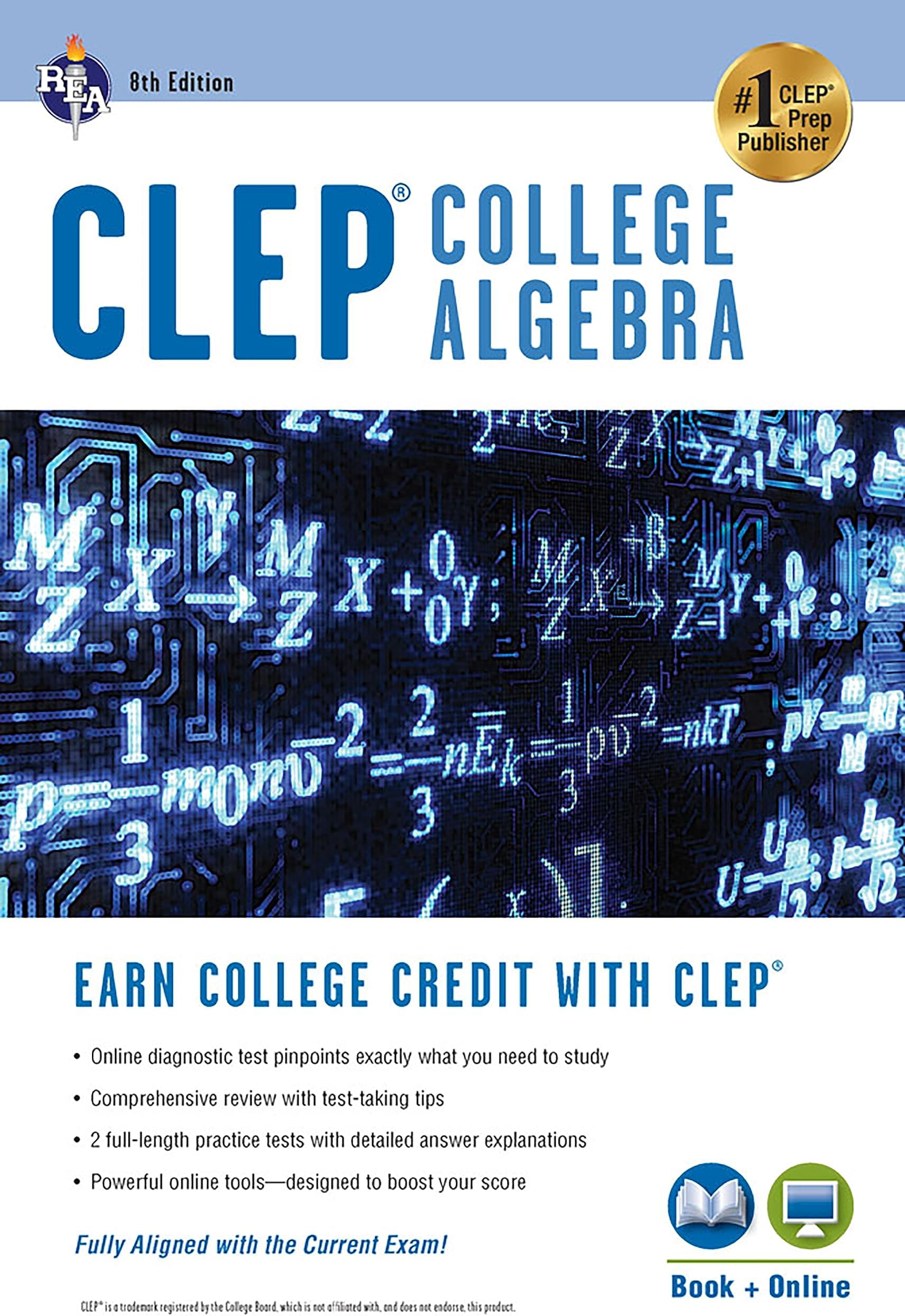 Clep(r) College Algebra Book + Online