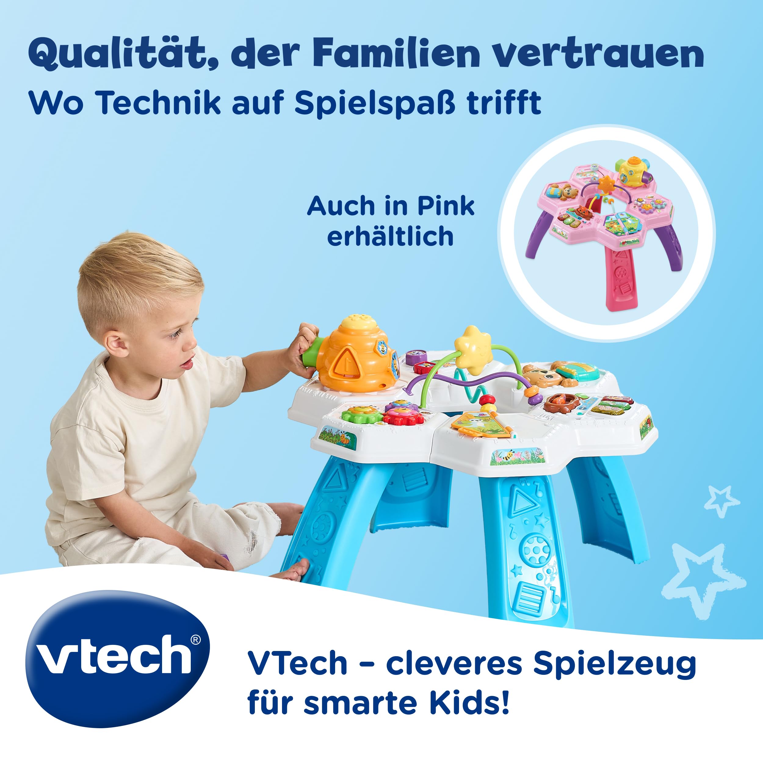 VTech Baby Entdeckertisch – Interaktiver Spieltisch 12-36 Monate