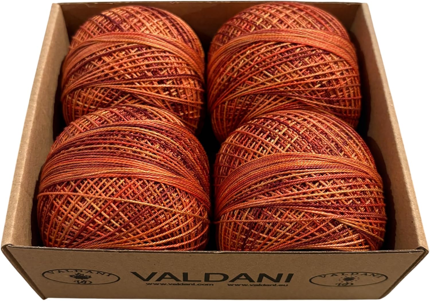 Valdani Crochet Cotton Sz 3 | M69 Lilac Bouquet Variegated | 140 Yds/Ball