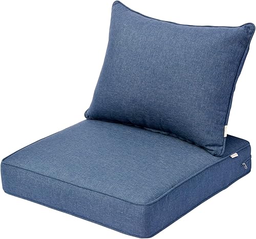 ovios Juego de cojines para muebles de patio para exteriores, cojines con funda extraĂble, resistente al agua, cojĂn grueso para respaldo de asiento ovios Juego de cojines para muebles de patio para exteriores, cojines con funda extraĂble, resistente al agua, cojĂn grueso para respaldo de asiento