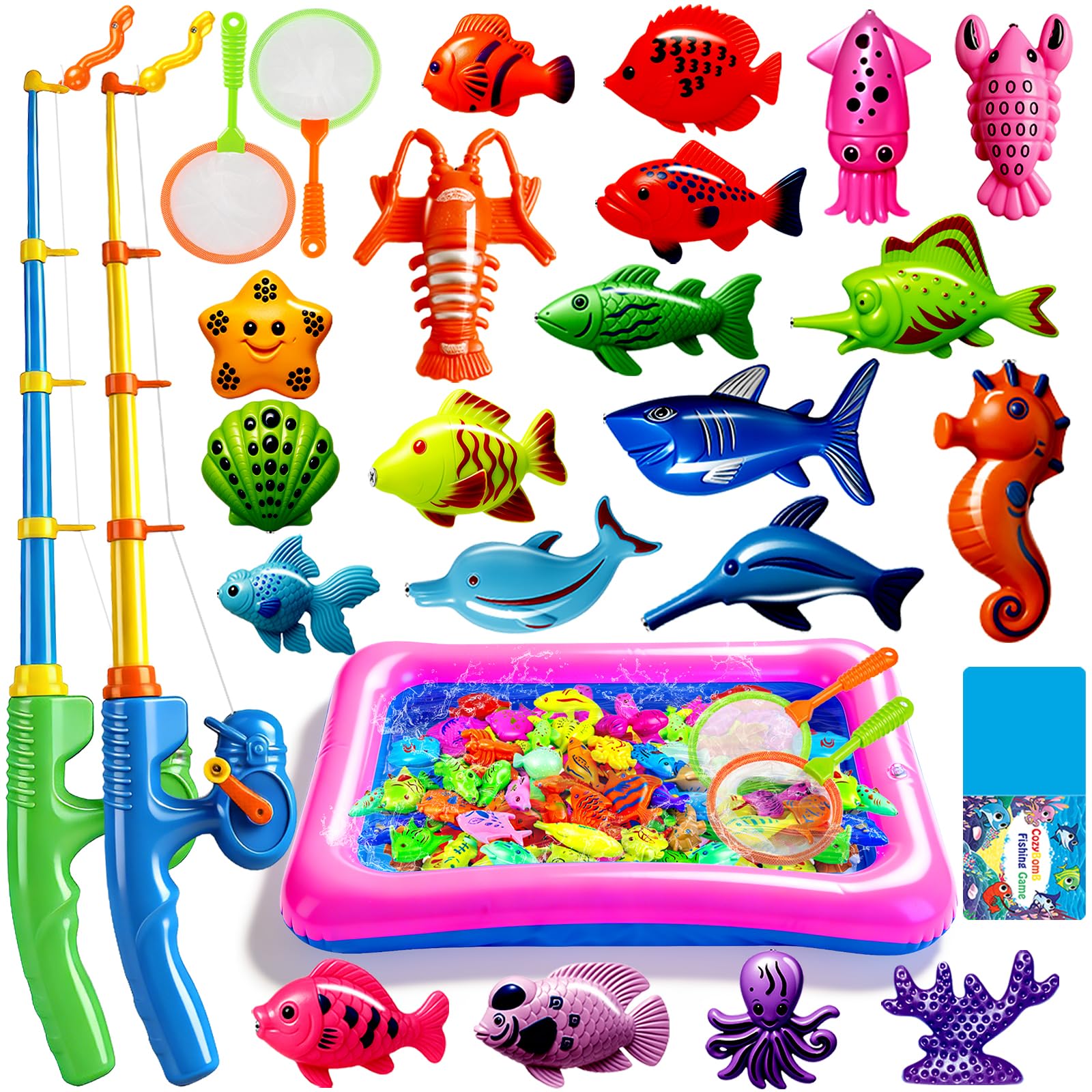 CozyBomB™ Magnetic Fishing Toys Game Set for Kids