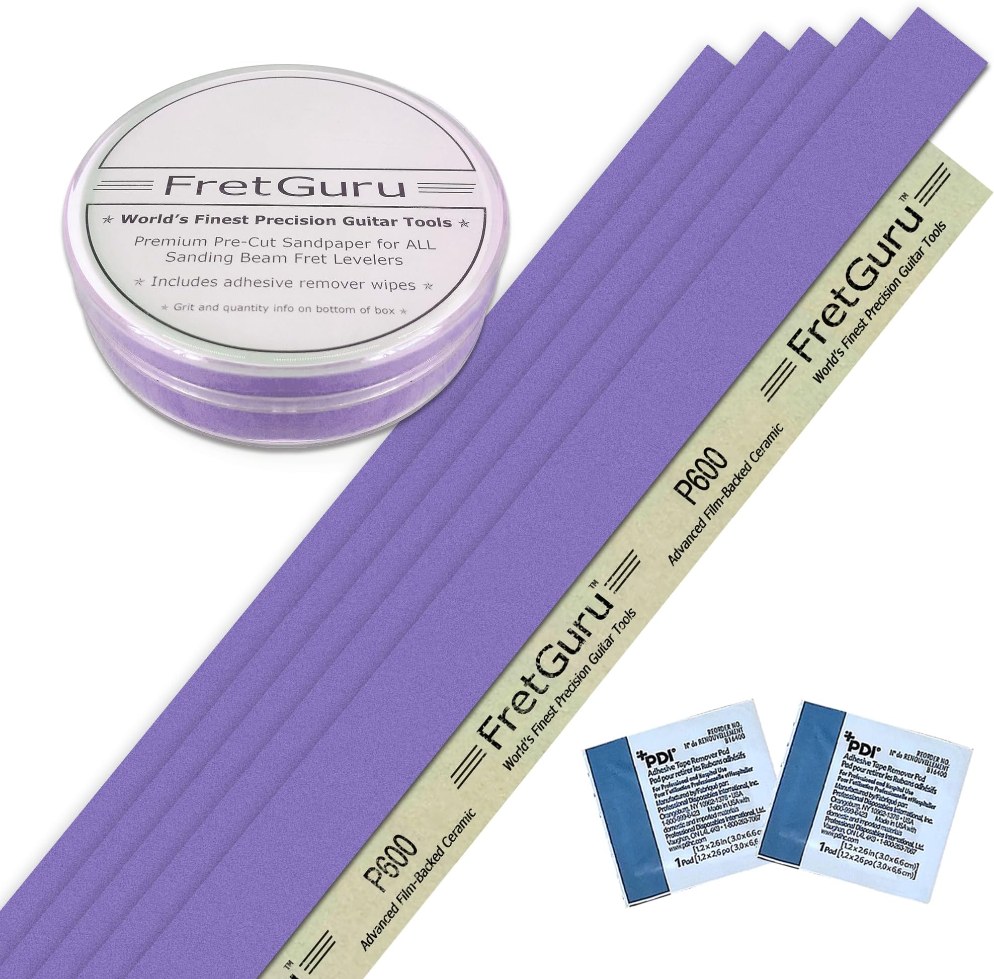 1500 grit 5-pack Sanding Beam Replacement Sandpaper