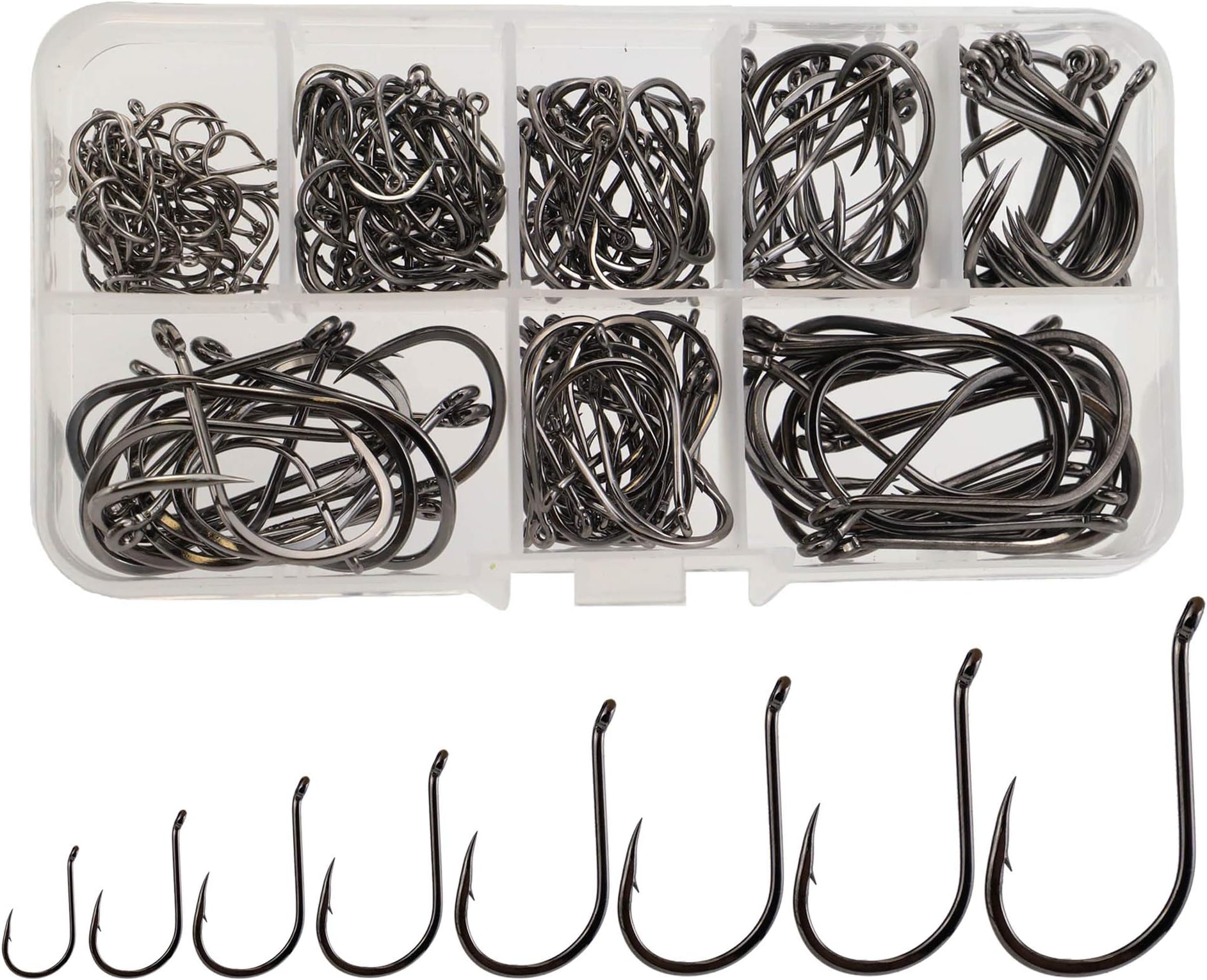 Fishing Hooks Set Large Size Carbon Steel Catfish Carp Fish Hooks