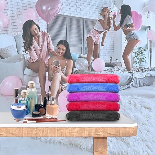 Miniatura 7 de Nugilla Paño removedor de maquillaje, 5 paquetes de toallas suaves y suaves para eliminar el maquillaje, solo tienes que añadir agua, almohadillas