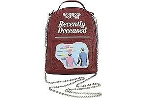 Beetlejuice Classic Movie Recently Deceased Book Mini Backpack