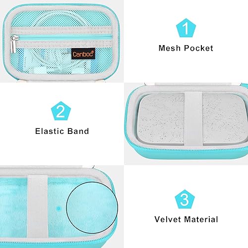 Miniatura 5 de Canboc Funda de transporte para impresora HP Sprocket 2x3 instantánea para smartphone, impresora de fotos móvil inalámbrica, bolsa de malla con