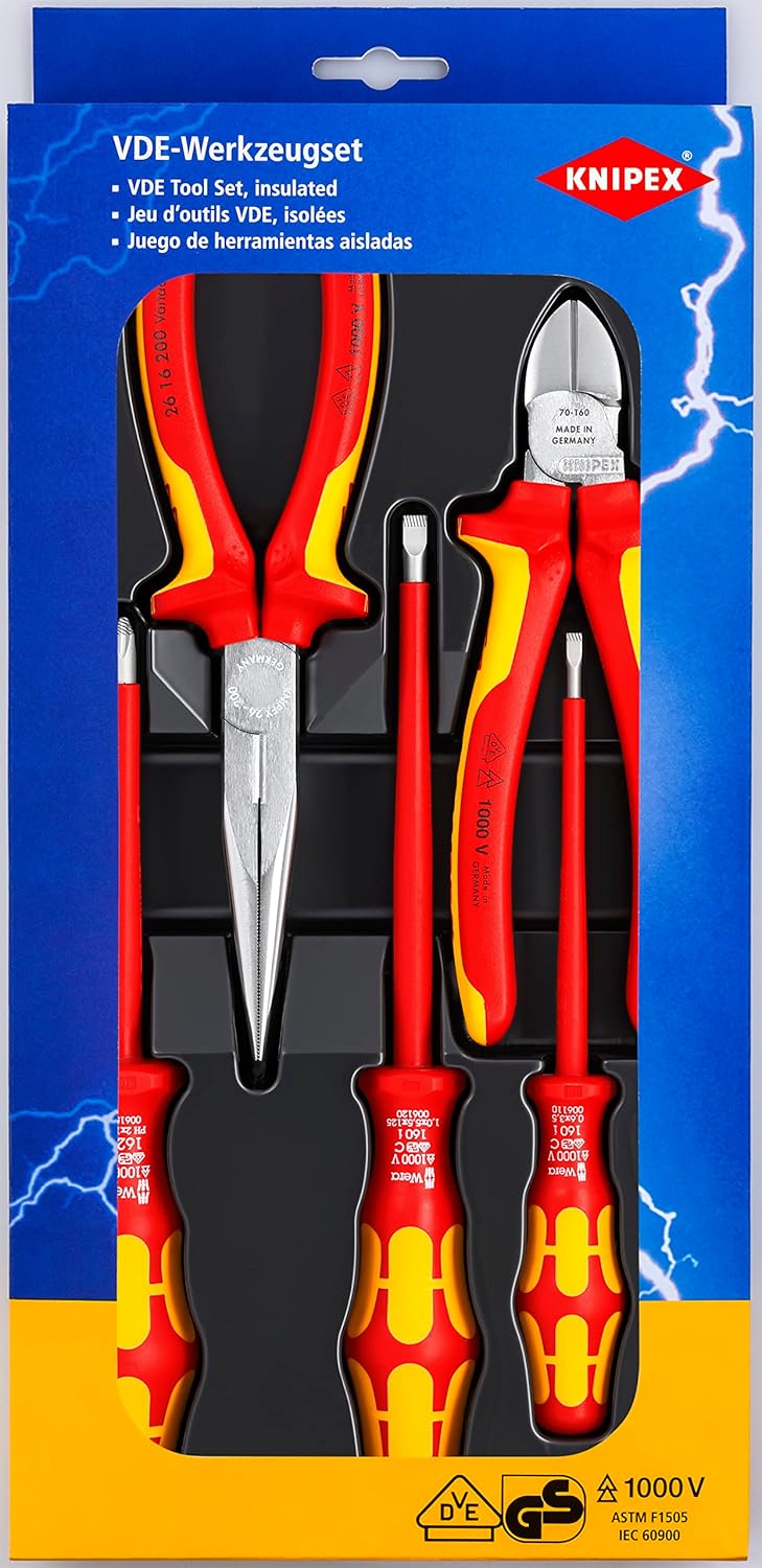 Knipex 00 20 13 "VDE" Tool Set (5 Piece)