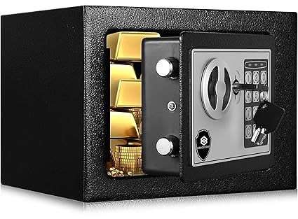Miracle coast Digital safe with electonic keypad locker for Home 07 litres BLACK