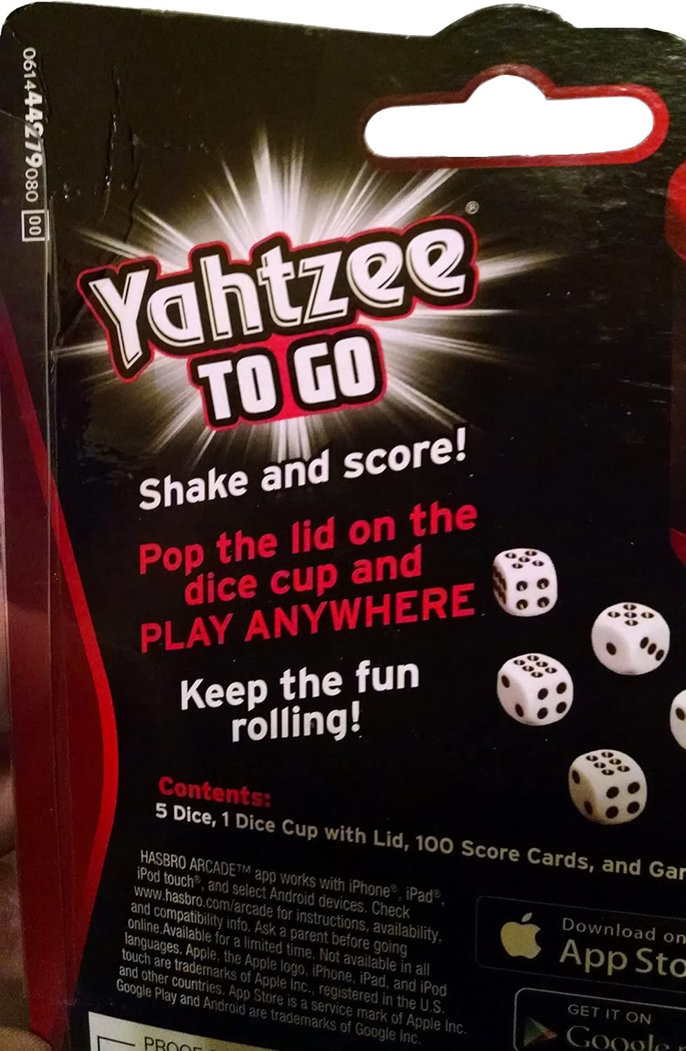 Hasbro Yahtzee to Go Travel Game 2014 Gaming