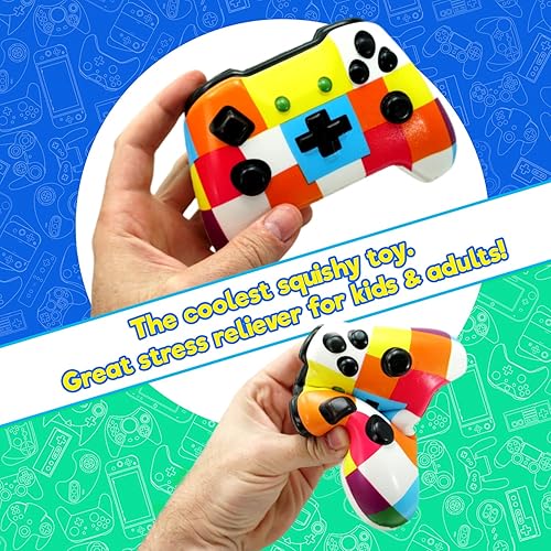 Miniatura 4 de JA-RU Controlador de videojuegos Squishy Fidget Toy (2 controladores) Suave espuma de levantamiento lento Jumbo Squishies Controlador de juego