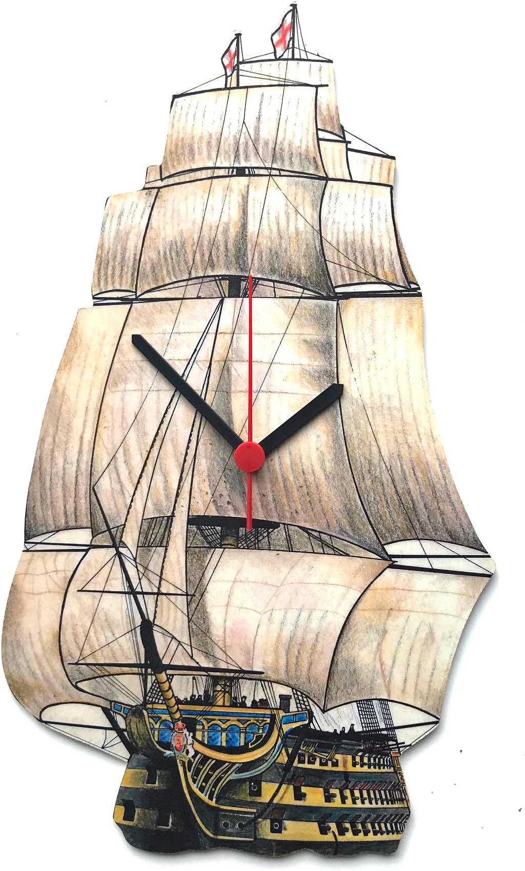 Lord Nelson HMS Victory Clock - H9