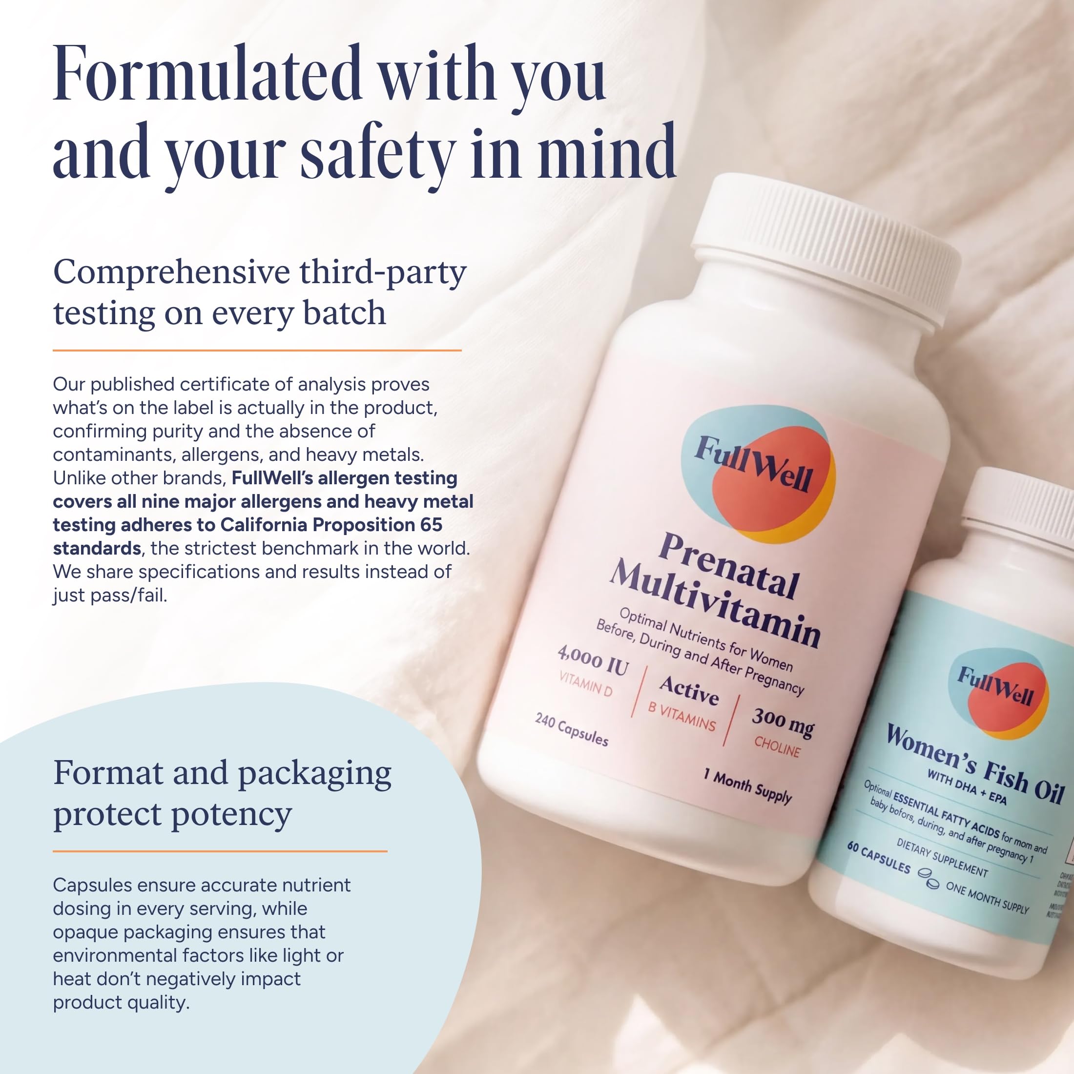 FullWell Women's Prenatal Essentials Bundle, 30 Servings — Amazon image 7
