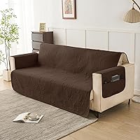 Vista 9 de JYHOPE Funda elástica lavable con correas traseras de amarre y patrón texturizado de monedas, protector de muebles antideslizante para sofá modular