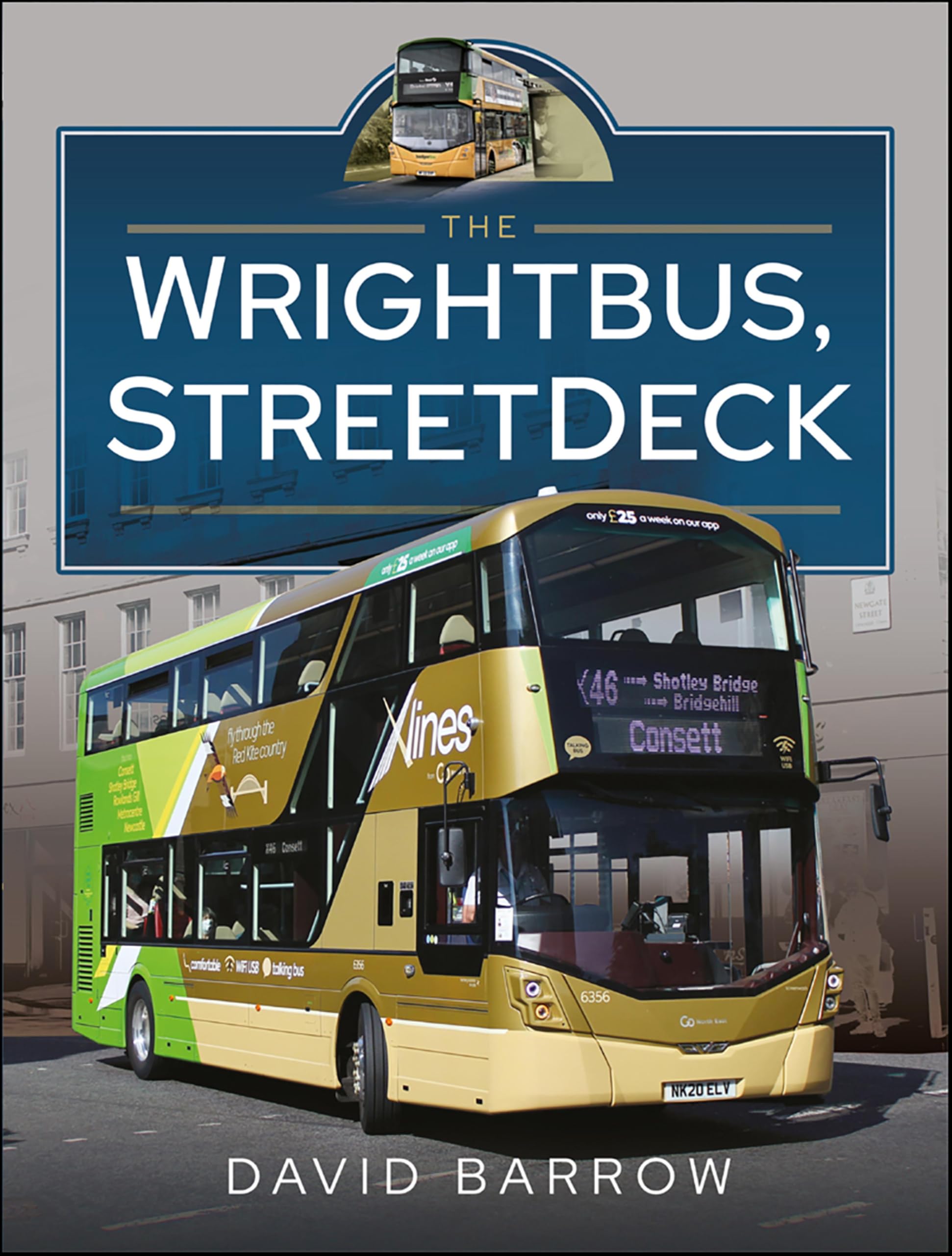 Livre The Wrightbus StreetDeck en anglais sur les bus britanniques