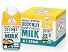 Coconut Merchant Organic Coconut Milk, 330ml x6 | Tetra Pak | for Curries, Soups, Sauces, Smoothies and Drinks | Vegan| Ethically Sourced | Drink It, Add it, Stir it | 330ml x6