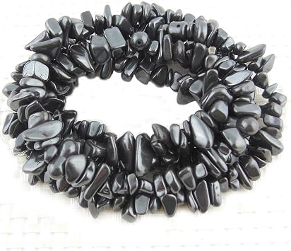 COIRIS 33 Strand 5-8MM Loose Hematite Chips Gemstone Beads for Jewelry DIY or Making & Design St-1027