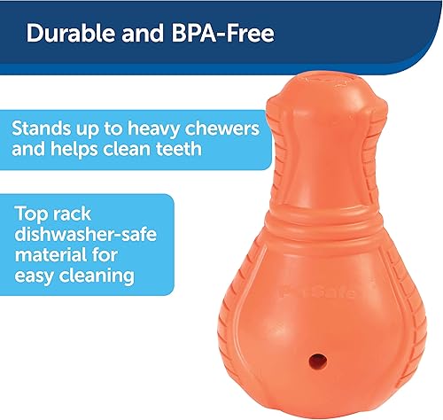 Miniatura 5 de PetSafe Juguete masticable para mascotas grandes Squeak 'N' Treat Booya