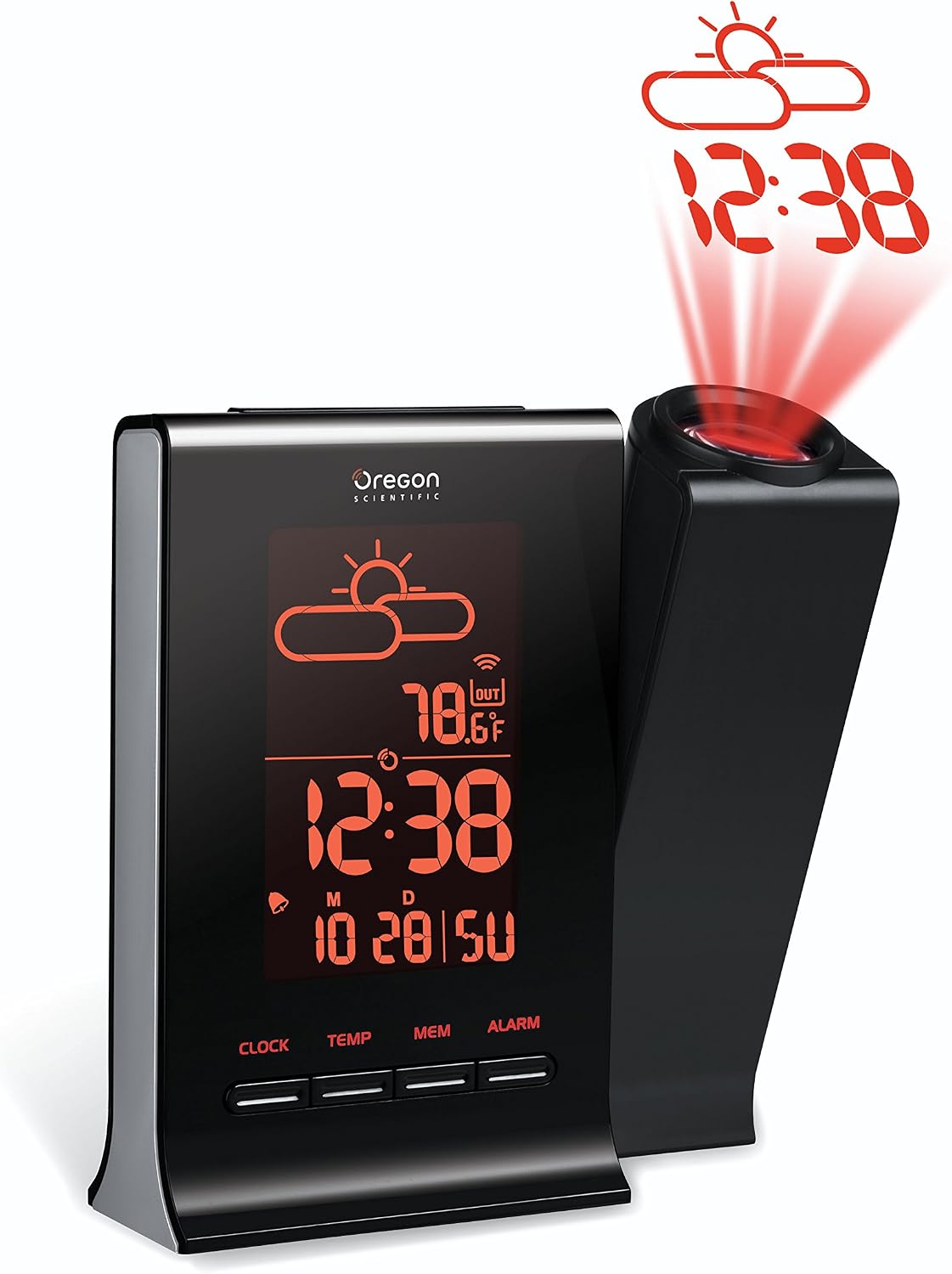Oregon Scientific BAR339DPA Daylight Weather Projection Clock