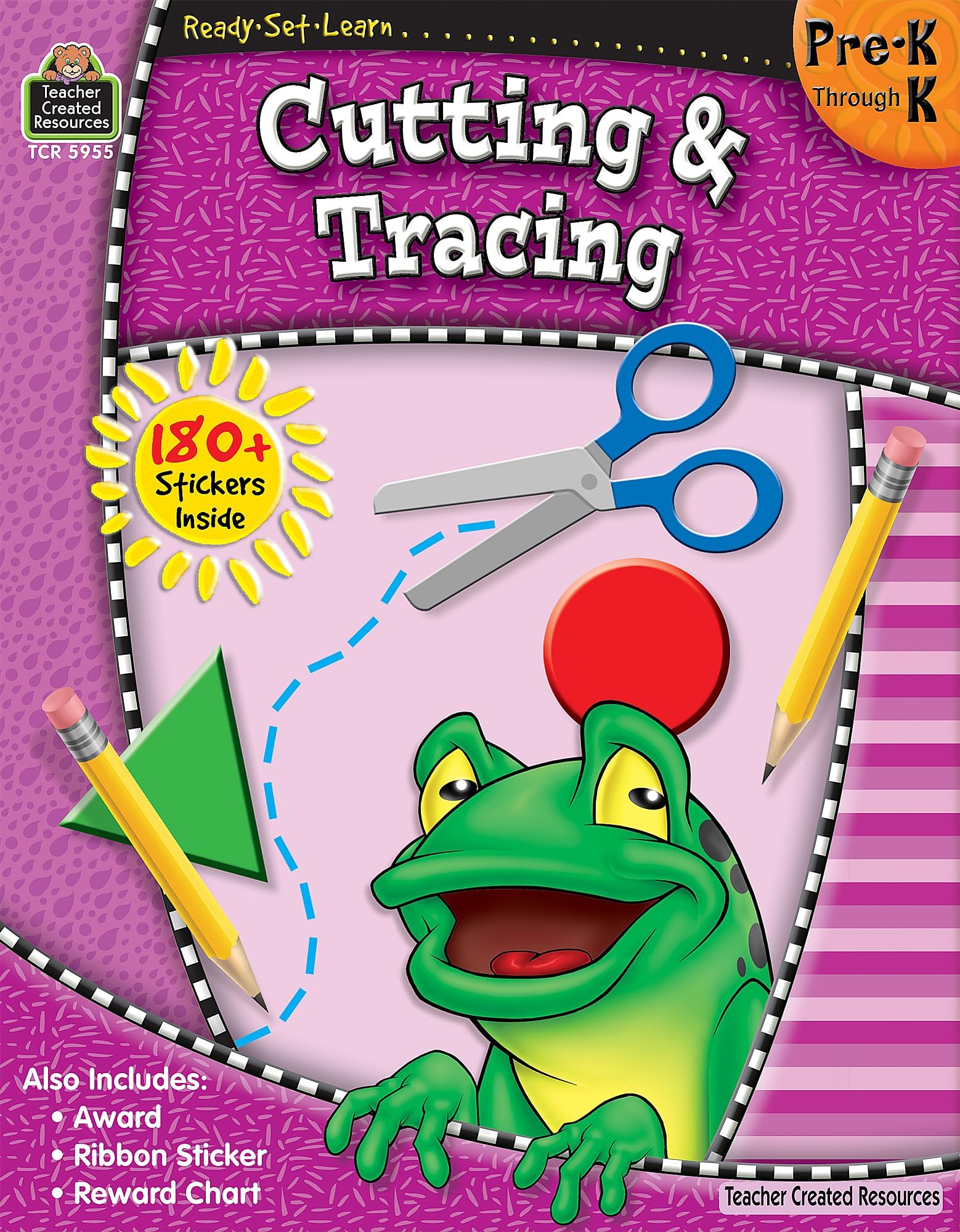 Ready•Set•Learn: Cutting & Tracing, Grades PreK–K from Teacher Created Resources
