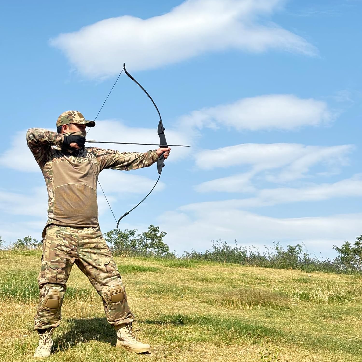 Recurve Bow and Arrow Set for Adults, Archery Takedown recurve Bow Set for Beginners/Youth/Adults Target Practicing, Left & Right Handed, 20/30/40lbs