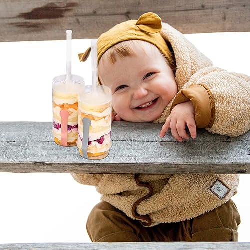 Miniatura 2 de Kichvoe 40 piezas de moldes de plástico para tartas, moldes para tartas, postres fáciles de rellenar para panaderías