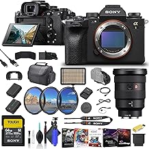 Sony a1 Mirrorless Camera ILCE-1/B, Sony FE 16-35mm Lens SEL1635GM, 64GB Memory Card, Filter Kit, Bag, NP-FZ100 Compatible Battery, LED Light, Corel Photo Software, Flex Tripod, and More