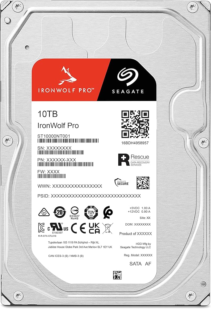 Seagate IronWolf ST10000VN0008 10 TB Hard Drive - 3.5" Internal - SATA (SATA/600) thumbnail 3