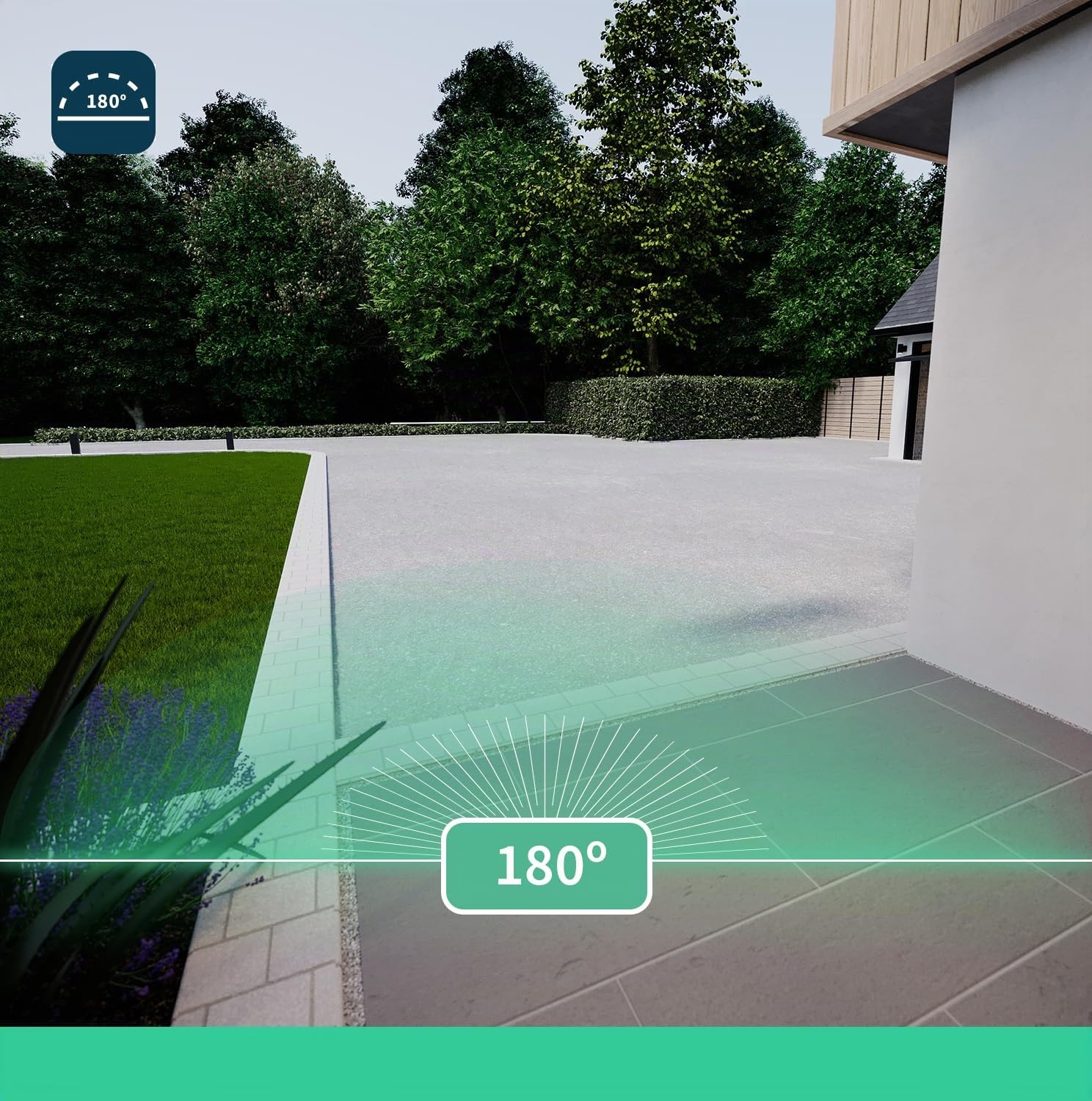 Arlo Videocitofono,Telecamera WiFi Esterno Senza Fili, Campanello Senza Fili Da Esterno, 1080p HD, Citofono Smart, Sensore Di Movimento, Interfono Casa, Sirena, Prova Arlo Inclusa Secure, Bianco