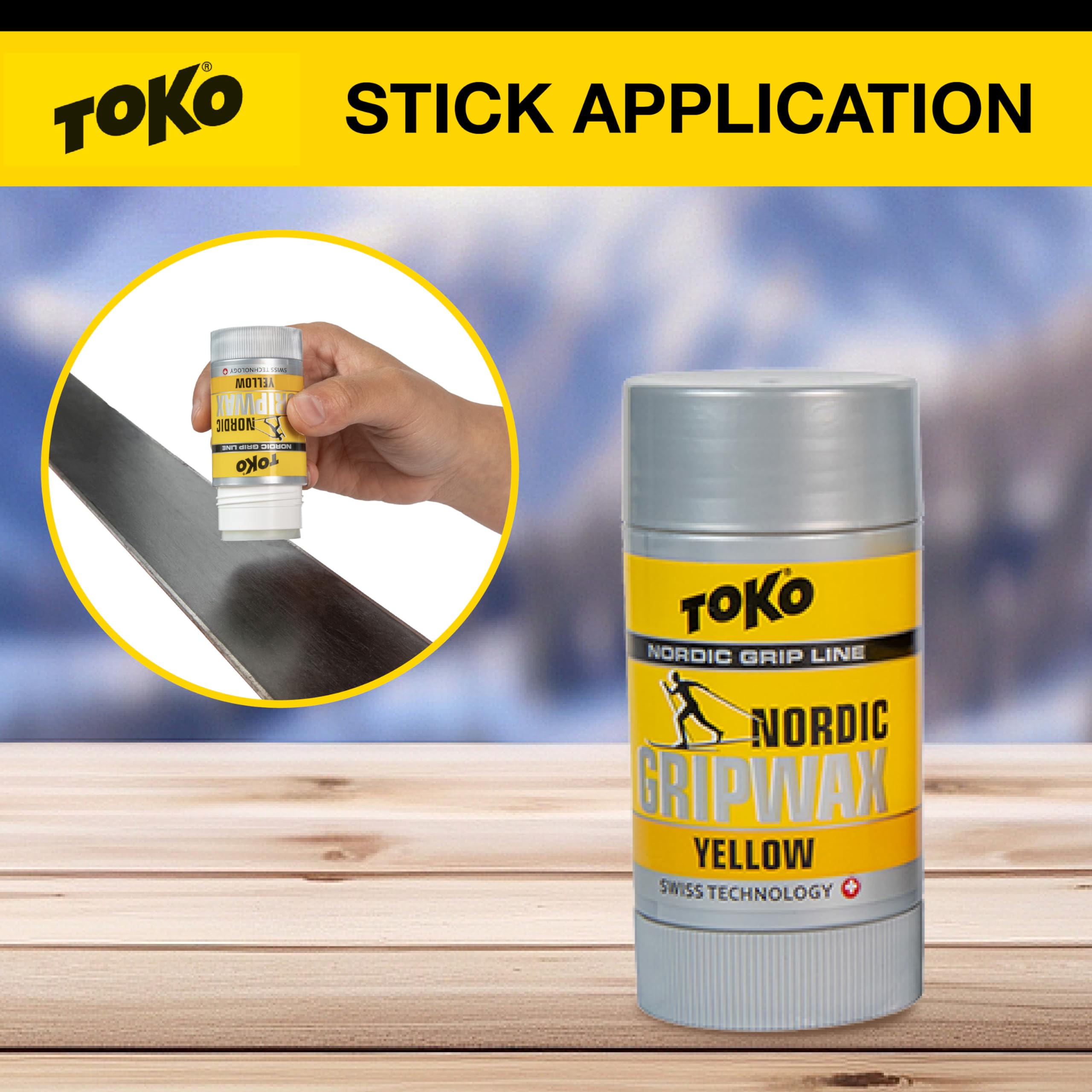 Amazon.com: Toko Nordic Grip Wax: Yellow; 25g : Sports & Outdoors