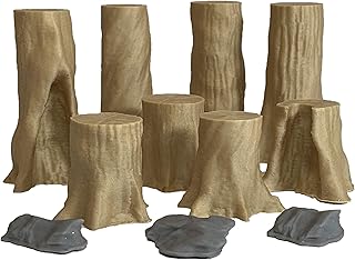 Extruded Gaming Beech Trees Set 2