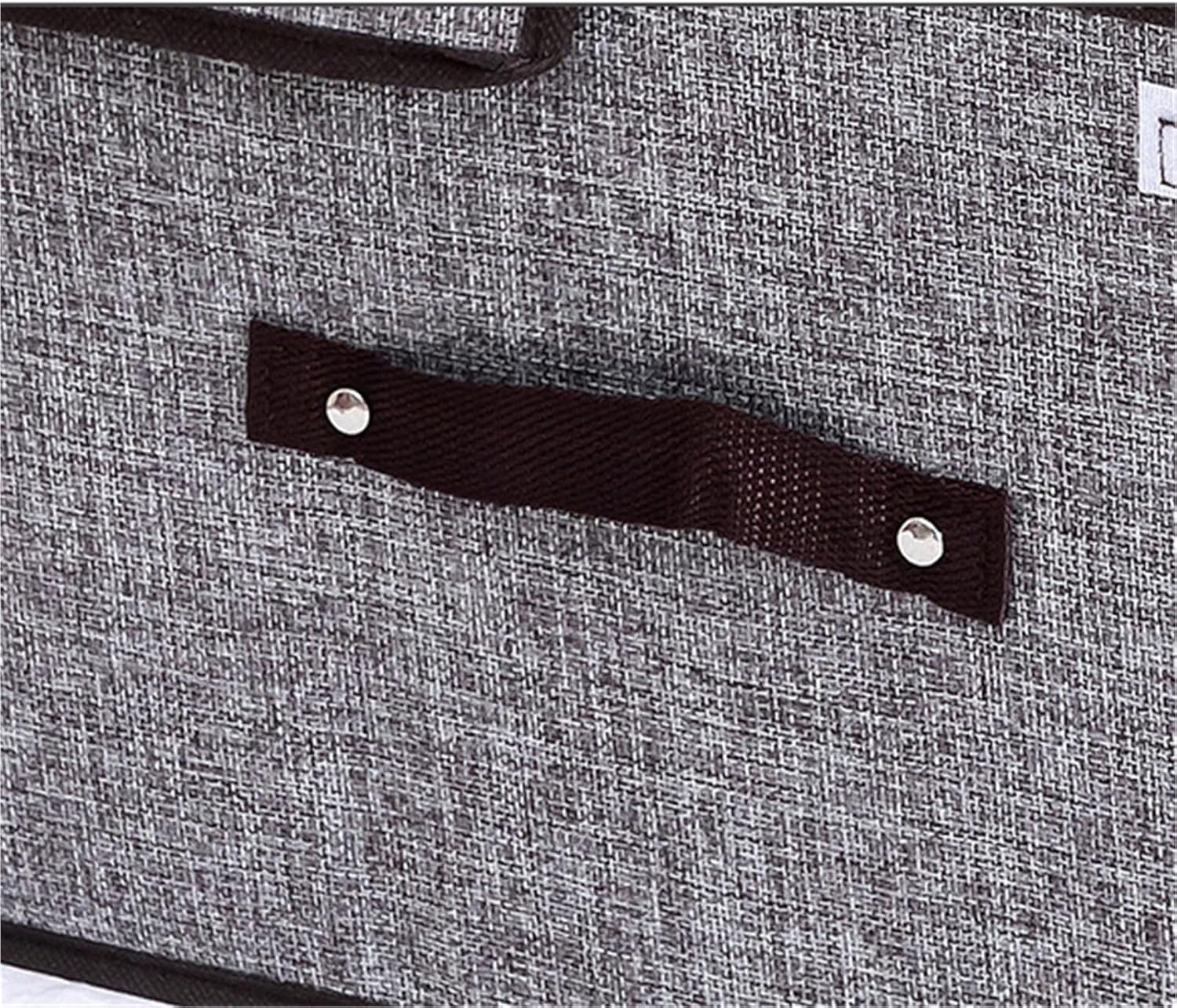 Storage Bag for Clothes Bedding Storage Bag Blankets Duvets Winter Clothes Foldable Storage Box with Handle Storage Container(Blue,50x30x25cm)