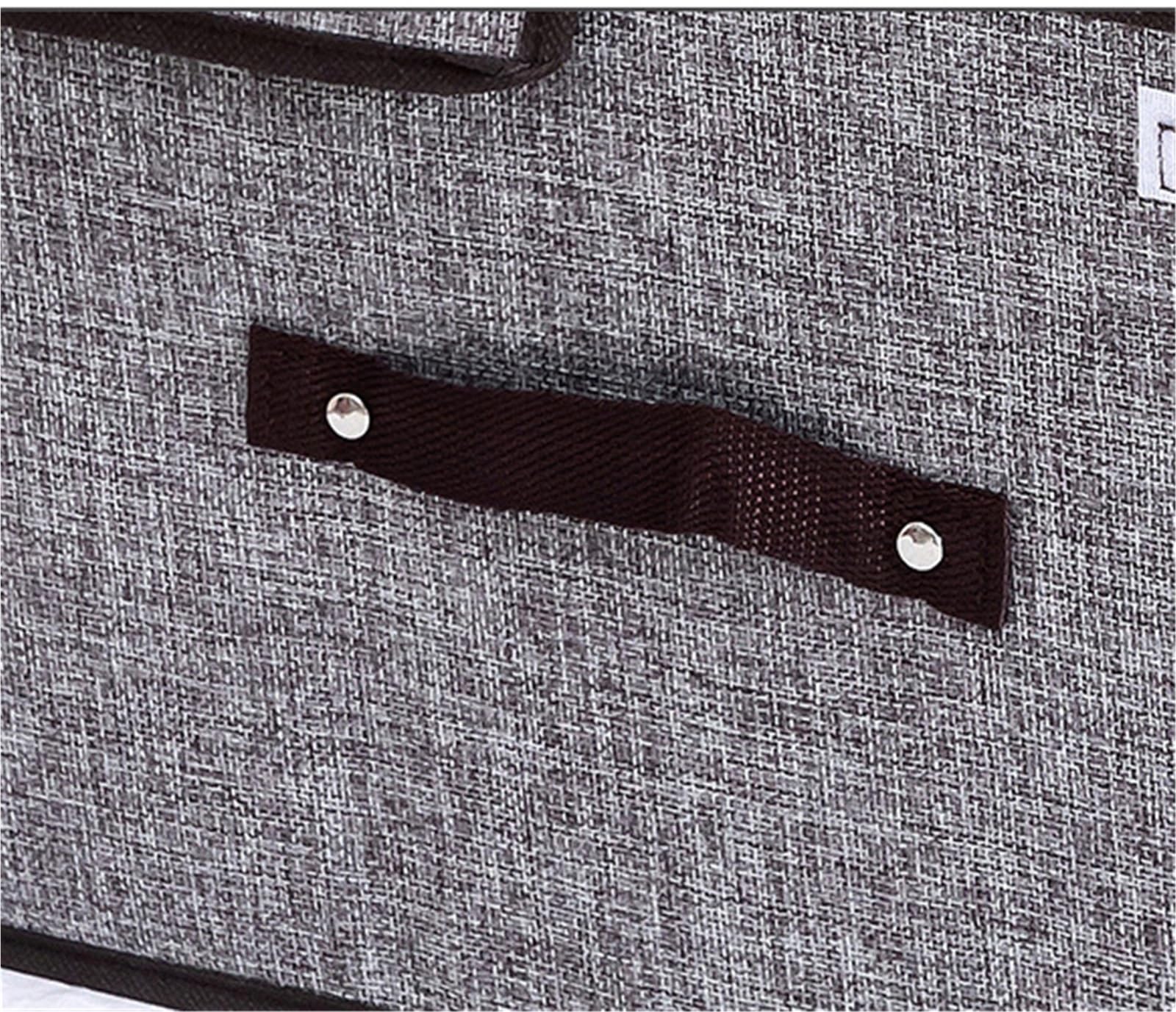 Organizador Armario Cajas Almacenaje Bolsa De Almacenamiento, Mantas, Edredones, Ropa De Invierno, Caja De Almacenamiento Plegable con Asa Bolsas para Guardar Ropa(Grün,50x30x25cm)