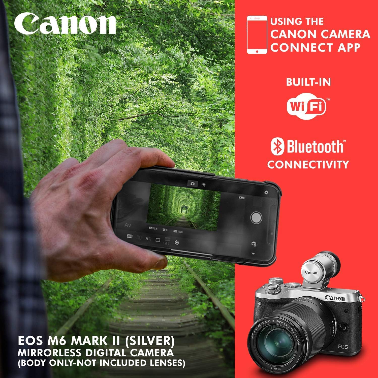 Bеѕt Dеаl Canon EOS M6 Mark II Mirrorless Digital Camera (Silver, Body Only) + 64GB Memory Card