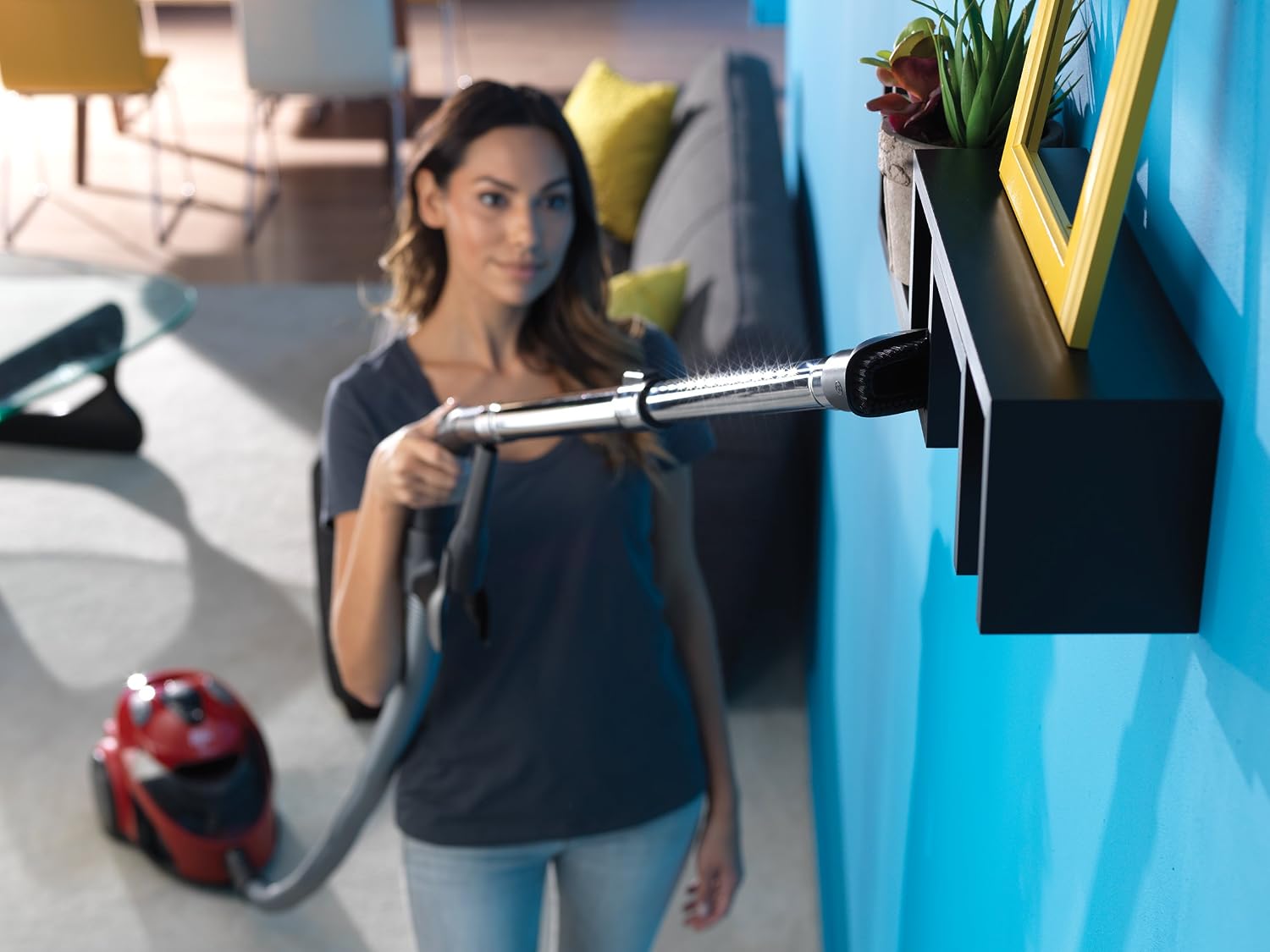 Dirt Devil Vacuum Cleaner EZ Lite Corded Bagless Canister Vacuum SD40010