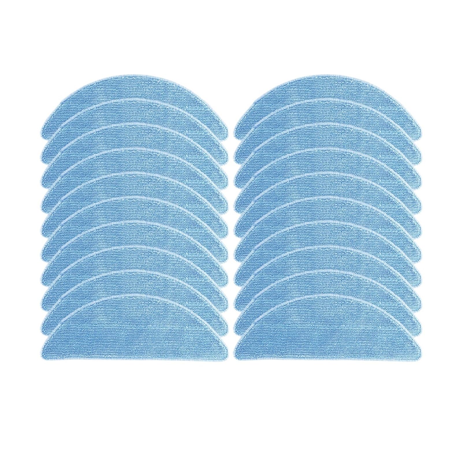 LMRXOFE Robot Mop Cloth,Compatible For Neatsvor,M50 Robot Vacuum Cleaner Vacuum Mop Pad Replacement Spare Part(20 pcs)