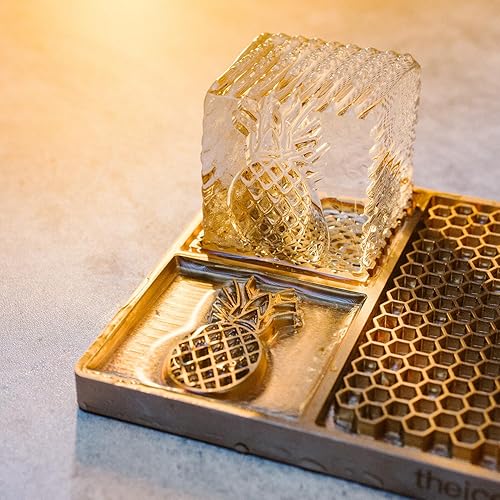 Miniatura 3 de The Ice Designer  -Marca oficial- El plato de hielo original para hielo artesanal, moldes de hielo, calidad de restaurante, bandeja The Ice Designer