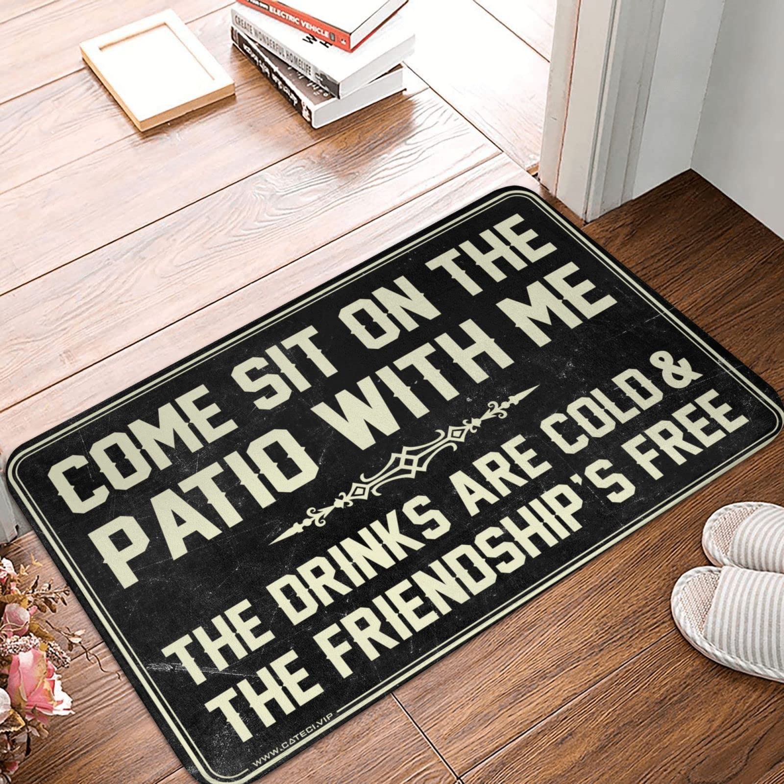 Tapis de cuisine d'automne antidérapant et paillasson d'intérieur lavable pour entrée de maison