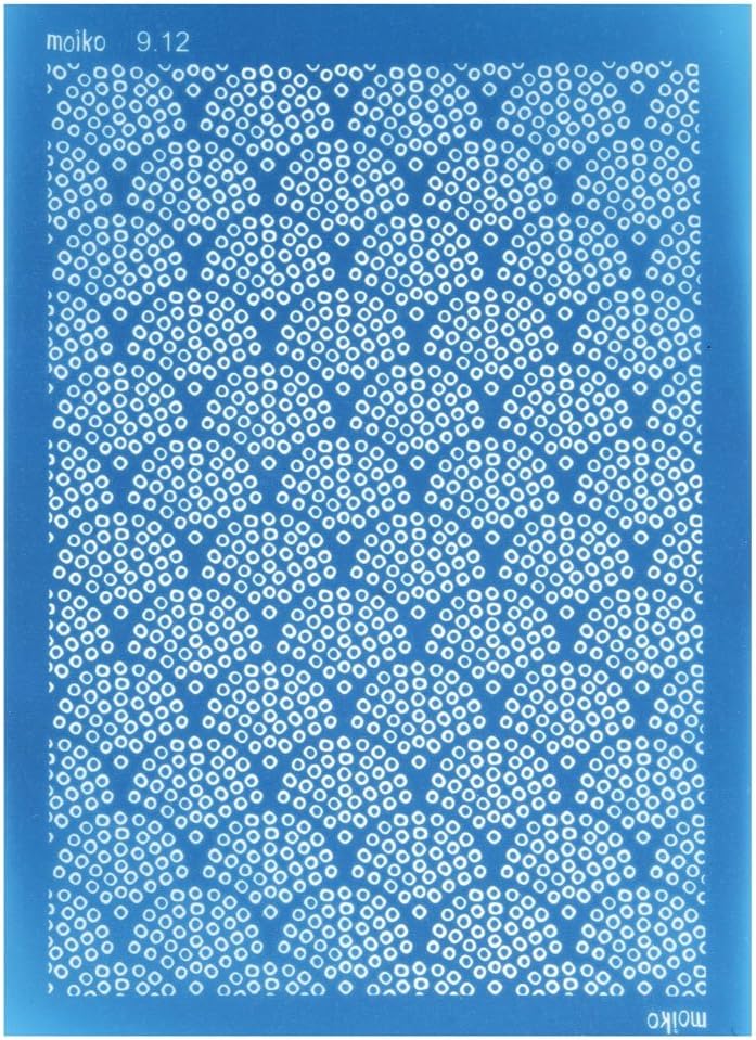 Moiko Silk Screen for Polymer Clay 74x105 mm - Bubbles 9.12