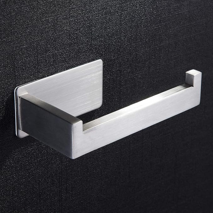 Porta Carta Igienica Acciaio Inox 304 - Design Moderno, Montaggio A Viti, Per Bagno E Cucina - Foto 7