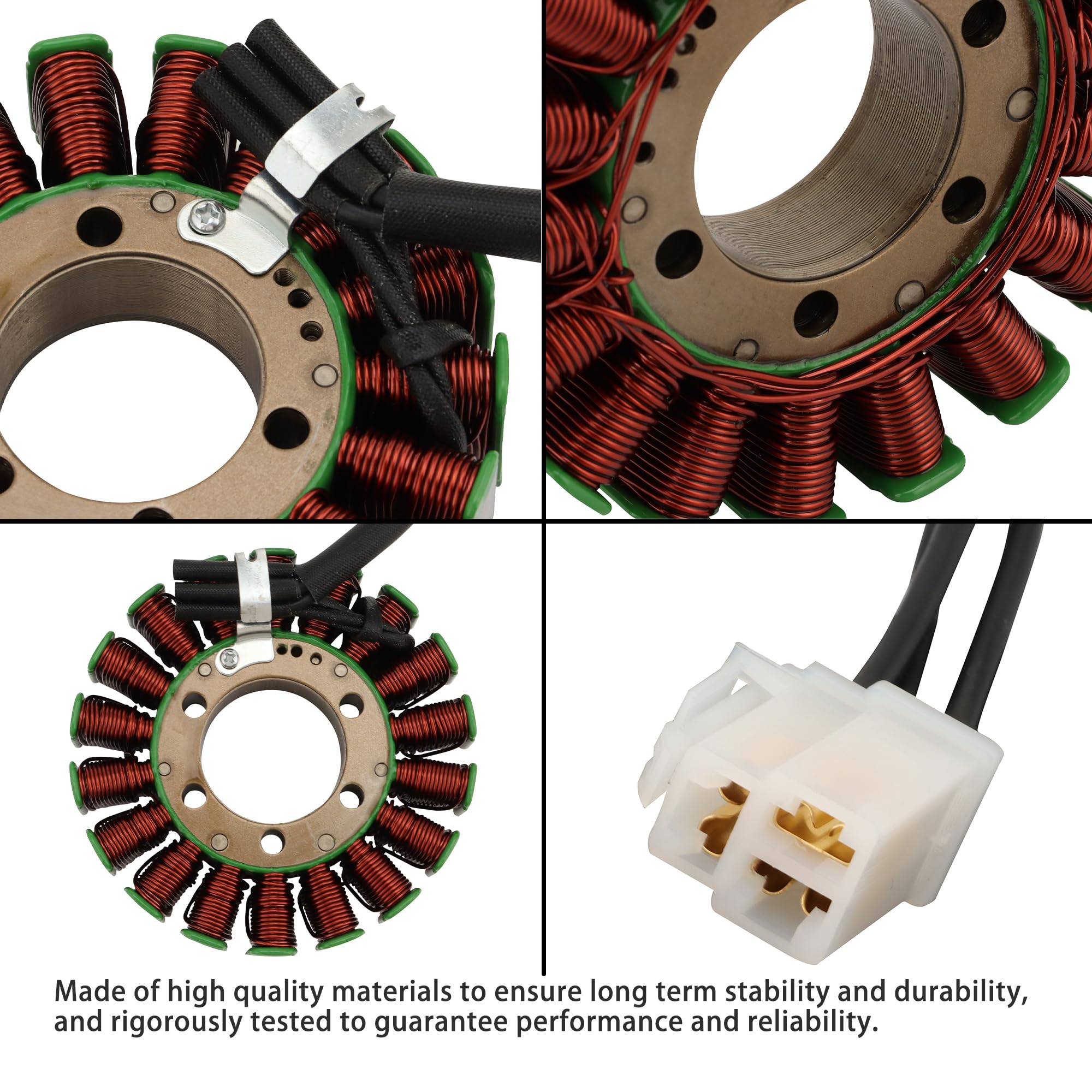 GOOFIT Moteur Générateur Magneto Statorspule Remplacement pour GSR400 GSR600 2006-2010 GSR750 2011-2014 GSR 400 600 750 31401-29G00 31401-29G20