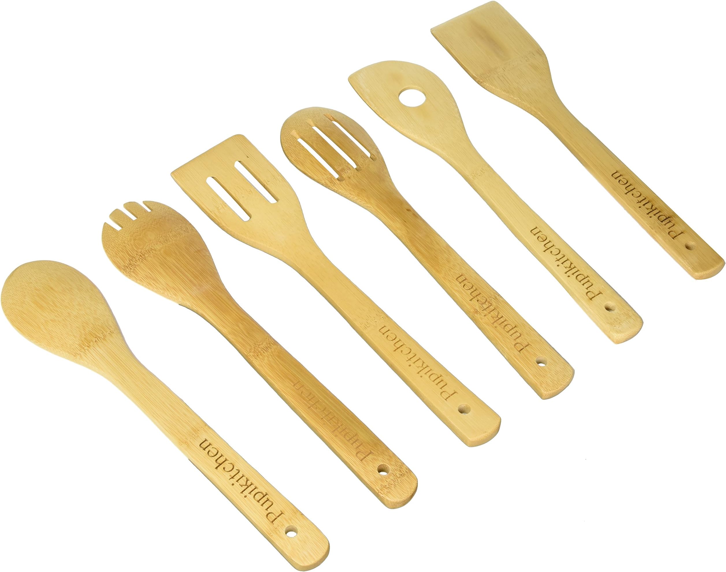 Spoons Bamboo, Kitchen Spoon, Cook Spoons,