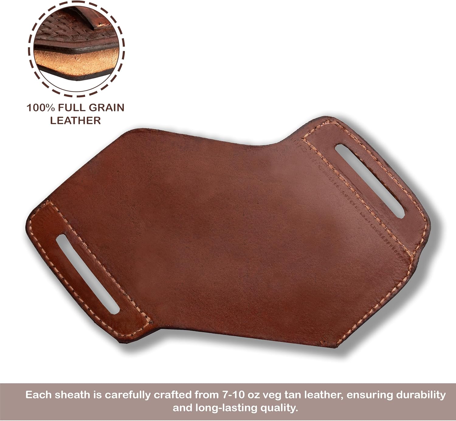 Leather Knife Sheath for Belt Pocket Folding Knife Holder Compact Draw Knifes Carrier EDC Tools Holster