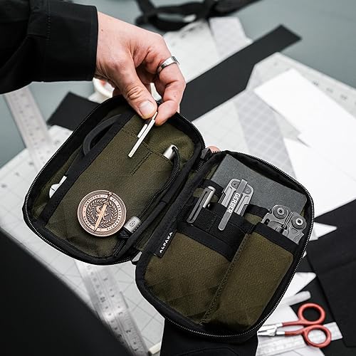 Miniatura 8 de ALPAKA Bolsa de administración  Pequeña bolsa organizadora para electrónica y cables  Bolsa compacta para herramientas  Calidad, tela X-Pac