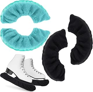 Ice Skate Blade Covers 4 Kids Skate Guards Hockey Skate Blade Protector Winter Ice Skates Covers Ice Blade Guards for Kids Adult Men Women Boys Girls Skating Cover Blades