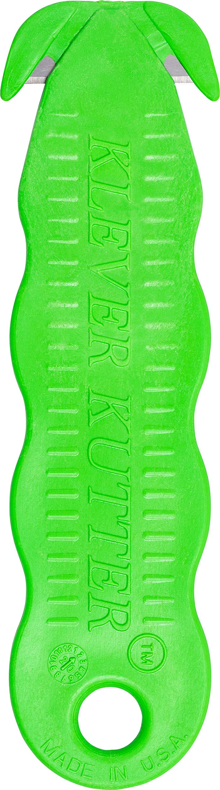 Klever KutterKleen - Antimicrobial, Unique Double Hook Design - Disposable Safety Cutter– Pack of 10