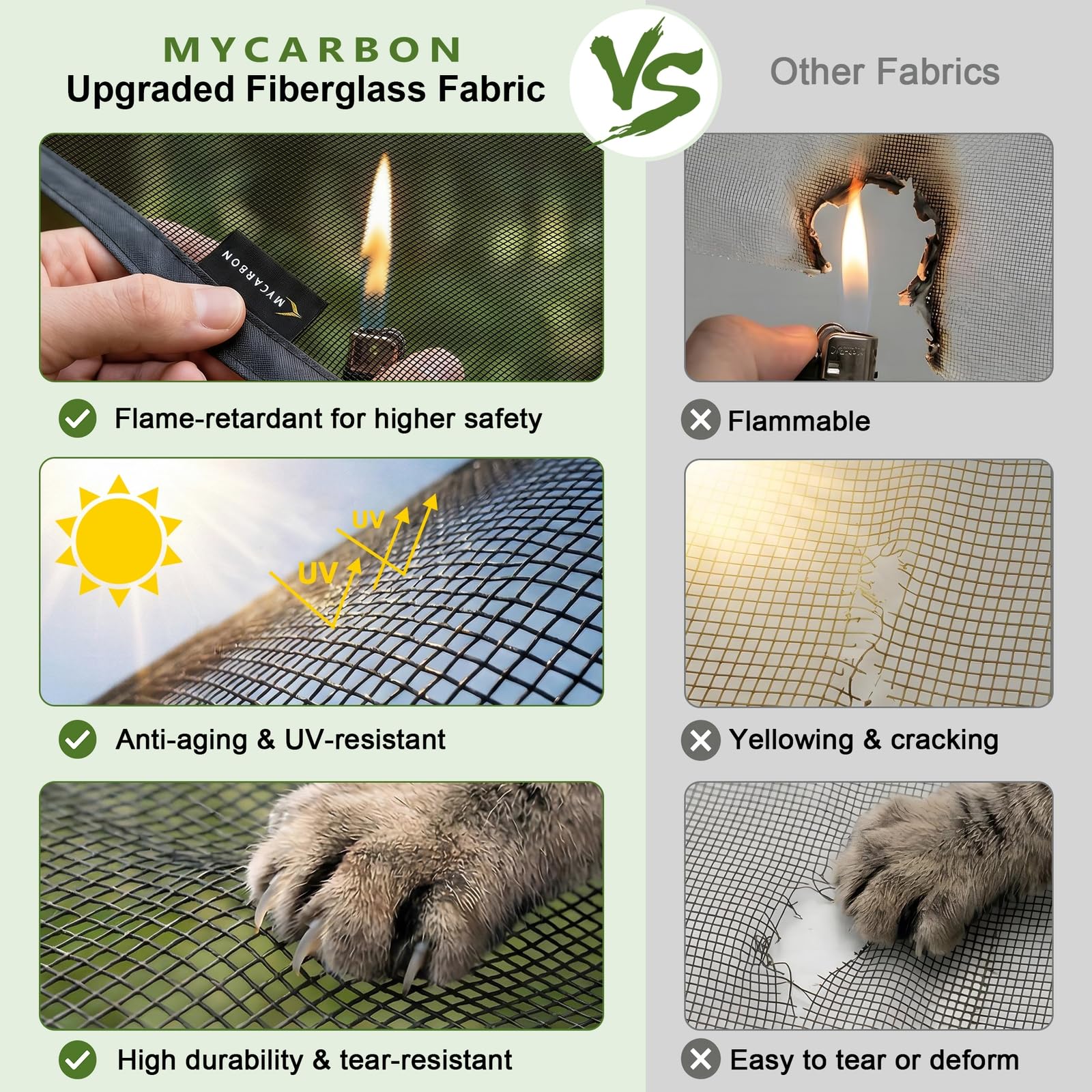 MYCARBON Magnetyczna moskitiera na drzwi 80x220cm