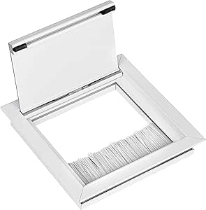 Passacavi Angolare Per Scrivania Canale Per Cavi In Metallo Con - Foto 11