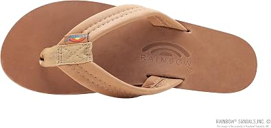 Rainbow Sandals Ladies Luxury Leather - Single Layer Arch Support
