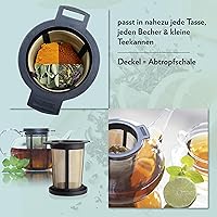 Vista 4 de Cesta de infusión Finum, L, Negro