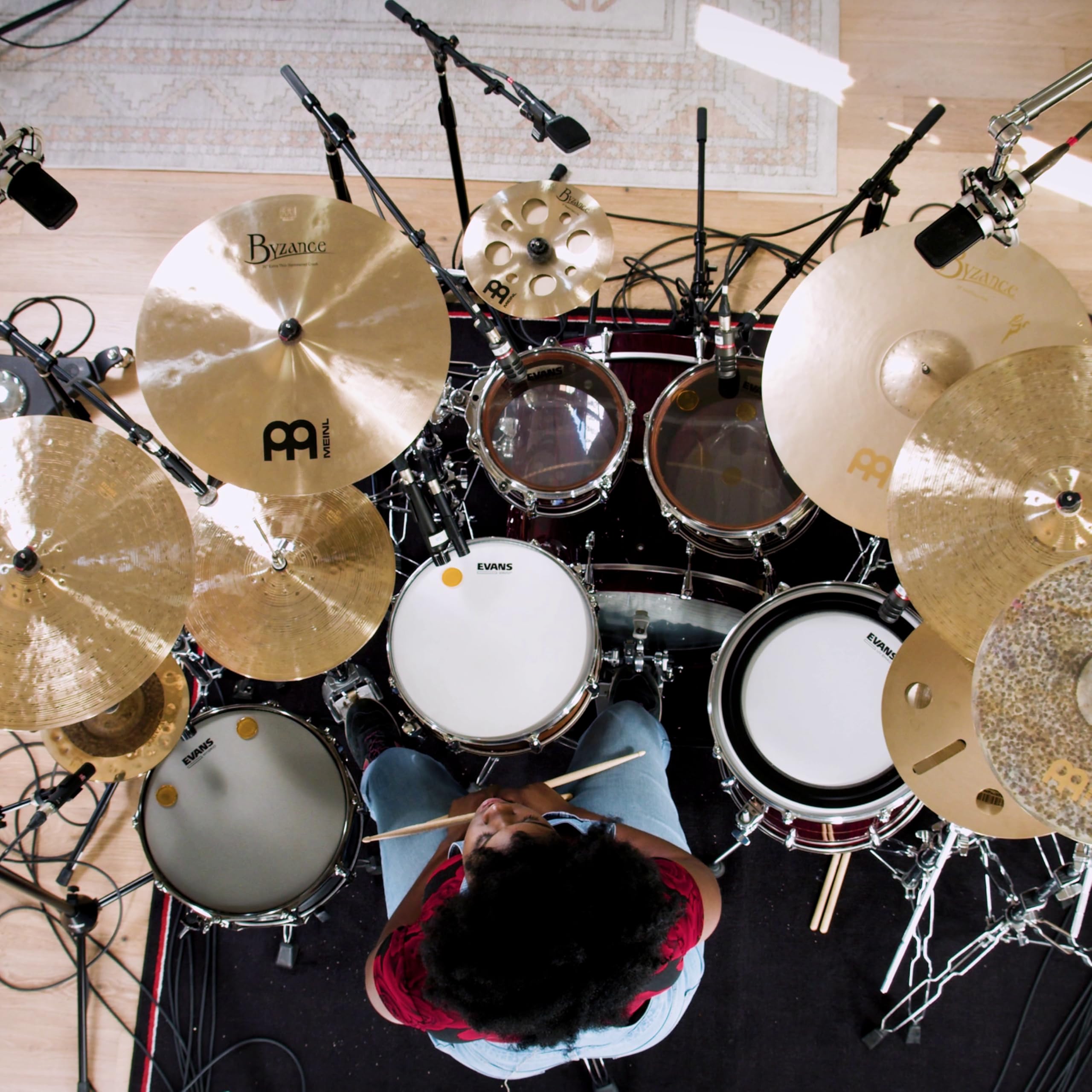 Meinl Drum Honey Drum and Cymbal Damper - Akcesoria perkusyjne, Pomarańczowy (MDH)